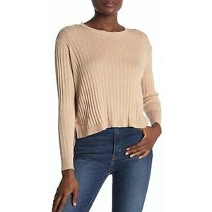 Cotton Emporium Side Button Long Sleeve Sweater Size Large